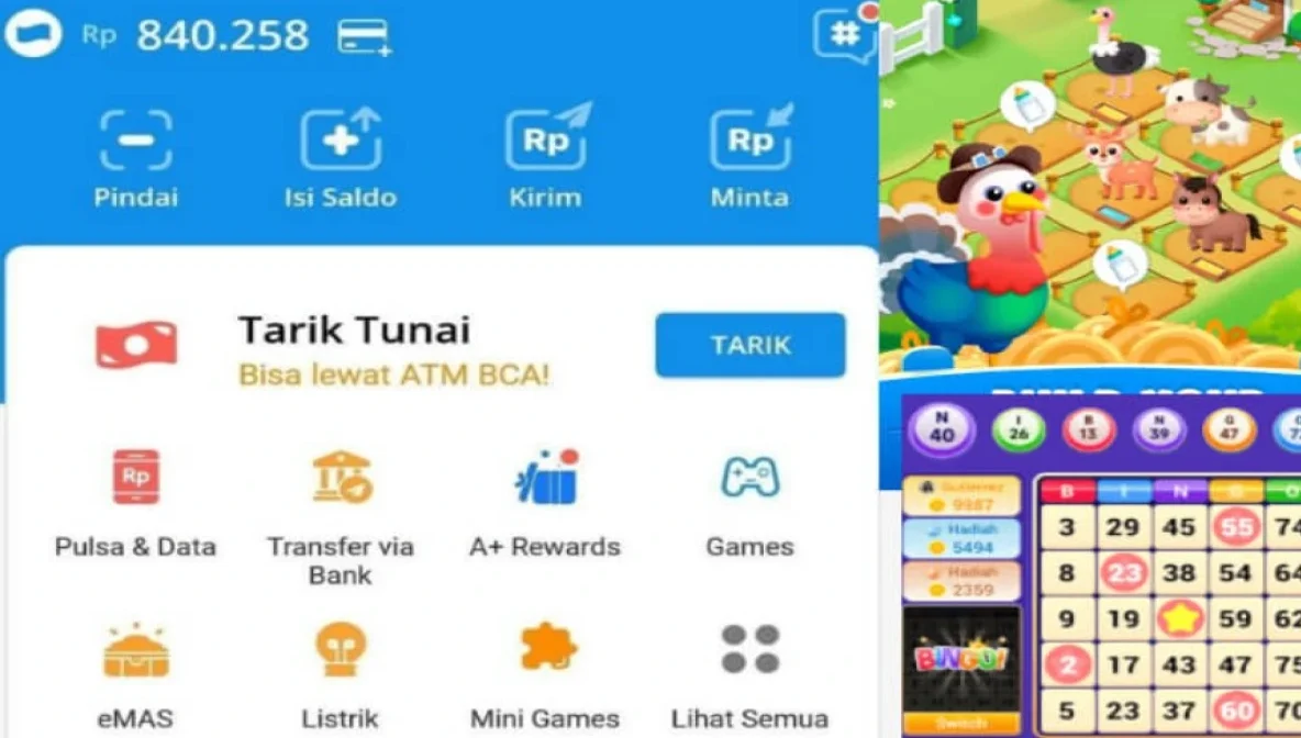 Game Penghasil Uang dari OVO & DANA Tanpa Deposit