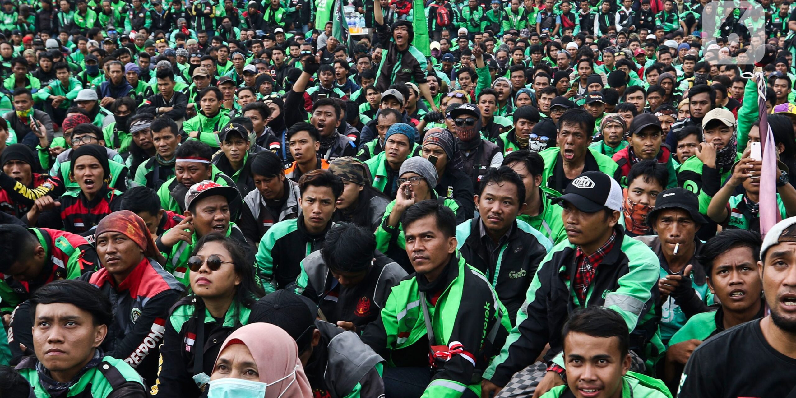 Driver Ojol Demo dan Matikan Aplikasi 20 Mei